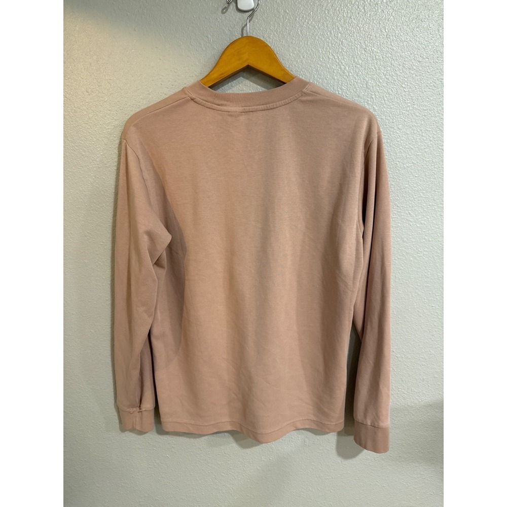 Uniqlo U AIRism Long Sleeve T-Shirt Women Medium Mauve Pink Lemaire - Picture 4 of 6